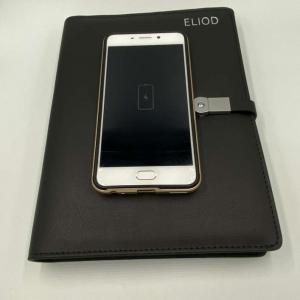 Бізнес-щоденник ELIOD чорний з Power Bank 8000 mAh, флешкою 16 Gb і безпровідною Qi зарядкою. Photo 3
