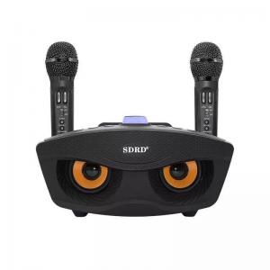 Бездротова караоке система SDRD на два мікрофони з колонкою SD-306 чорна. Photo 2