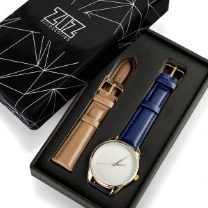 Годинник ZIZ Мінімалізм (синій, золото). Photo 3