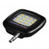 Селфи вспышка Lesko 16LED 3.5 Black мм три режима яркости mini Jack micro USB для смартфонов приложение iblazr