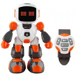 Іграшка робот інтерактивний робот, що говорить програмований, на радіокеруванні зі світлом і звуком 3 in 1