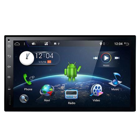 Автомагнитола 7" Pioneer 5001A 2DIN сенсорный экран память 1/16 Gb GPS навигация с microSD на Android