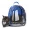 Рюкзак переноска сумка для кішки до 7 кг зі сферичним ілюмінатором синя. Photo 1