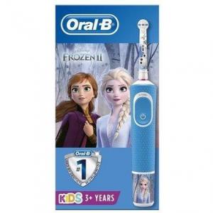 Детская электрическая зубная щетка Oral-B D100-413-2KX-Frozen-II. Photo 2