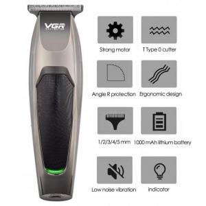Беспроводная машинка для стрижки волос VGR V-030. Photo 3
