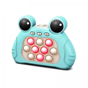 Електронний поп іт про інтерактивний 4 режими + підсвічування дитяча розвиваюча іграшка антистрес Pop It Pro жабка