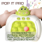 Електронний поп іт про 4 режими + підсвічування портативна бездротова інтерактивна розвиваюча іграшка антистрес Pop It Pro бегемот. Photo 3