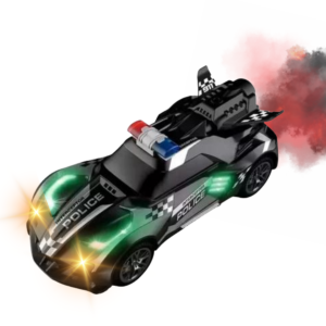 Швидкісна машинка на пульті керування гоночна поліцейська на акумуляторі з LED підсвічуванням і парою STORM. Photo 2