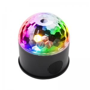 Диско шар EKOOT M-M09 MINI LED Bluetooth кольорова музика 9 кольорів кришталевий