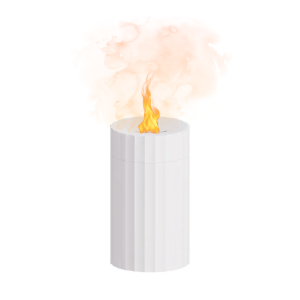 Ультразвуковий USB зволожувач повітря з LED підсвічуванням 3в1 аромадифузор з імітацією вогняного полум'я. Photo 2