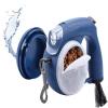 Автоматичний повідець рулетка для собак 5в1 з ліхтариком і ємністю для води + корму + відсіком для пакетів