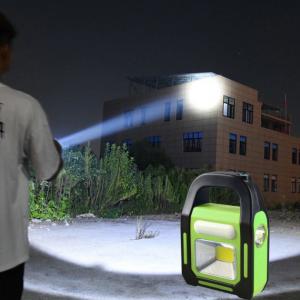 Ліхтар світлодіодний акумуляторний на сонячній батареї HB-9707 B-2 ZB-40. Photo 2