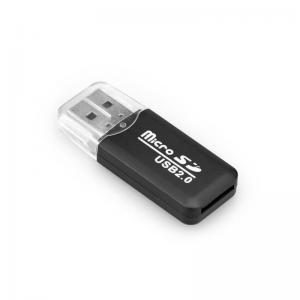 Кардрідер High Speed Mini black універсальний USB 2.0 Card reader SD SDHC microSDHC перехідник для карт пам'яті