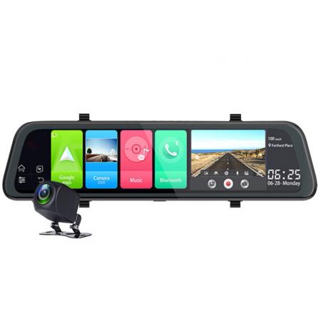 Зеркало регистратор 10" DVR Car Lesko D95 2/16 GB 4G GPS Сим навигатор Android + камера заднего вида