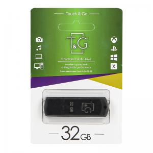Флеш-накопичувач 32 GB T&G 011 Black для зберігання та передачі інформації