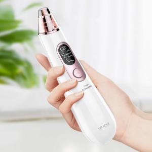 Вакуумний очищувач пор обличчя + прилад для пілінгу алмазної мікродермабразії + масажер з LED дисплеєм OKACHI GLIYA. Photo 2