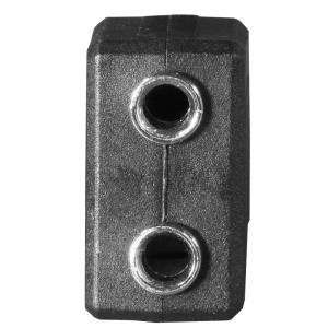 Универсальный переходник штекер Lesko 3.5mm / 2 x 3.5mm разьем для телефона компьютера разветвитель папа/мама. Photo 3