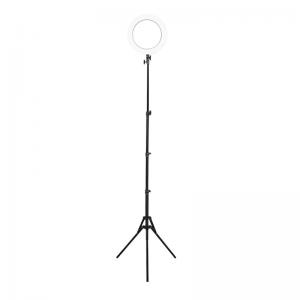 Кільцева світлодіодна лампа Lesko HQ-14N зі штативом 1.6 м та тримачем для телефону зйомок. Photo 2