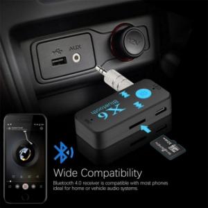 Бездротовий адаптер Bluetooth приймач аудіо ресивер BT-X6. Photo 2