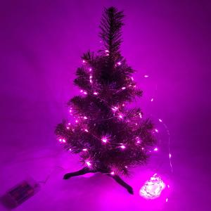 Гирлянда светодиодная роса на батарейках прозрачный провод 5м. Photo 2