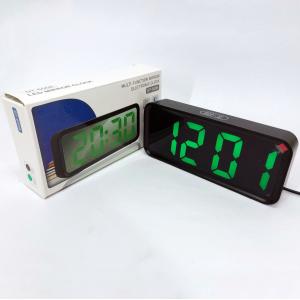 Годинник настільний DT-6508 з будильником і USB зарядкою із зеленим підсвічуванням
