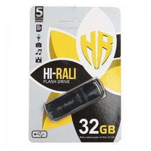 Флеш-накопитель 32 GB Hi-Rali Taga Series (HI-32GBTAGBK) Black для передачи данных