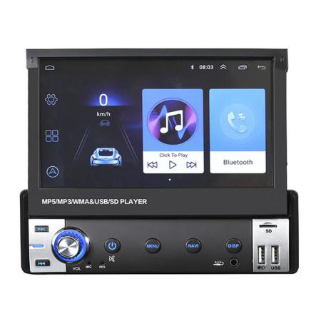 Автомагнитола с выдвижным экраном HEVXM 9602 7" 1/16GB Wi-Fi Optima GPS Android