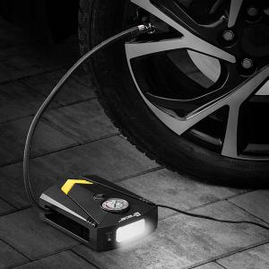 Автомобильный компрессор car air pump CZK-3634 (TRACER RES-02ML) 12V насос с фонариком. Photo 2