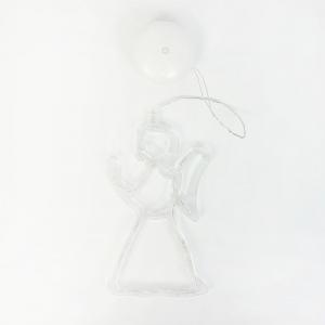 Світлодіодна прикраса Lesko LM-096 Angel на присосці новорічні фігури для дому. Photo 2