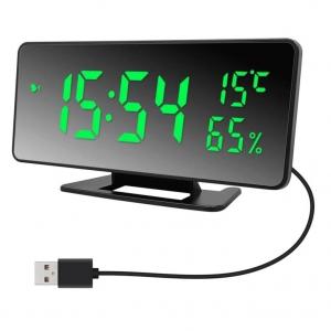 Электронные настольные часы VST-888Y зеркальные. Photo 2