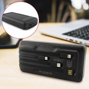 Портативний зарядний пристрій Power Bank UKC 8285 10000 mAh на сонячній батареї. Photo 3