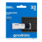 Флеш-накопитель GOODRAM UCO2 32 GB Black + White для передачи информации. Photo 1