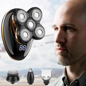 Электробритва VGR V-316 5 в 1, триммер для усов и бороды, аккумуляторная мужская бритва. Photo 2