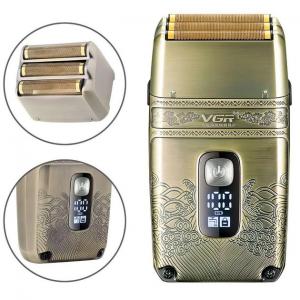 Професійна електробритва шейвер VGR V-335 Shaver з трьома ножовими блоками. Photo 2