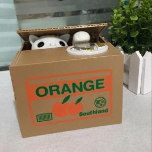 Детская сейф копилка воришка монет в коробке. Photo 3