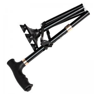 Складна тростина з ліхтариком Lesko 39887 4 Legs щоденна з підсвічуванням. Photo 2