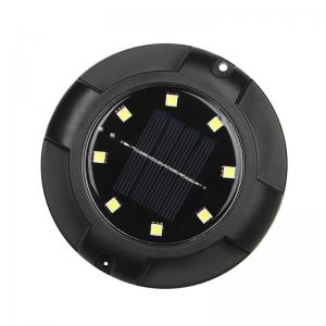 Вуличний світильник Disk lights A19 8 led біле світло для двору. Photo 2