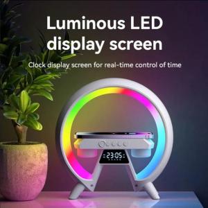 Лампа нічник із бездротовою зарядкою, годинником і динаміком G-Lite XM-X63. Photo 2