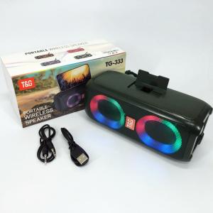 Портативна колонка TG333 2x5W з RGB підсвічуванням. Photo 3
