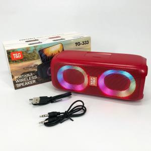 Портативна колонка TG333 2x5W з RGB підсвічуванням. Photo 2