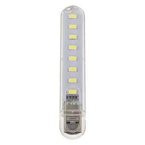 Лампа светодиодная USB Lesko H1926-8 LED для повербанка ноутбука холодный свет. Photo 2