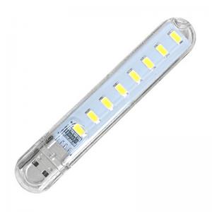Лампа светодиодная USB Lesko H1926-8 LED для повербанка ноутбука холодный свет. Photo 3