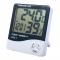 Термогігрометр Generic HTC-1 годинник будильник метеостанція. Photo 1