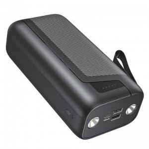Повербанк Xionel XP-30L 30000 mA УМБ Power Bank с фонариком Black. Photo 3