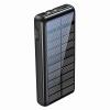 Повербанк Xionel YD-692S 20000 mA УМБ Power Bank с солнечной батареей Black