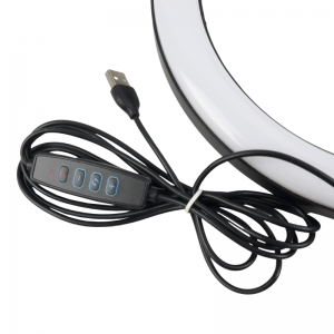 Кільцева світлодіодна лампа Refutuna 20 см зі штативом 200 см та тримачем для телефону. Photo 3