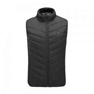 Жилетка з підігрівом від повербанка USB M01-9 Black 9 зон підігріву для туризму риболовлі активного відпочинку. Photo 2