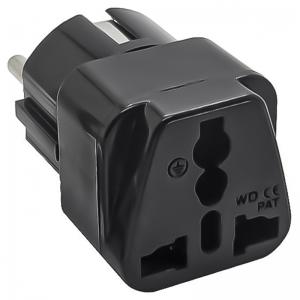 Універсальний перехідник UK/US на євророзетку EU WD-9 Black. Photo 3
