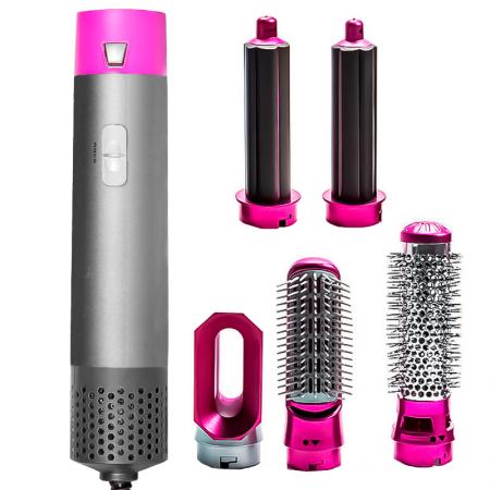 Фен-стайлер Lesko 5в1 Hot Air Styler для разных типов волос с функциями придания объема