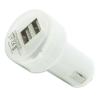 Автомобильное зарядное устройство Lesko 2 USB порта 2.1A / 1А White